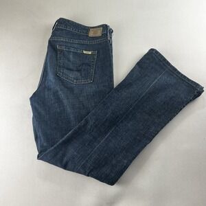 Women's Size 14 Levi Strauss & Co. Signature Low Rise Bootcut Blue Denim Jeans